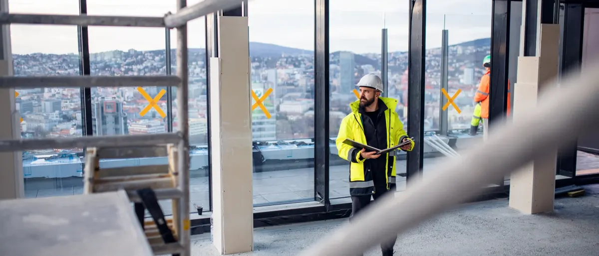 Man engineer standing on construction site holdin 2024 10 20 03 30 02 utc