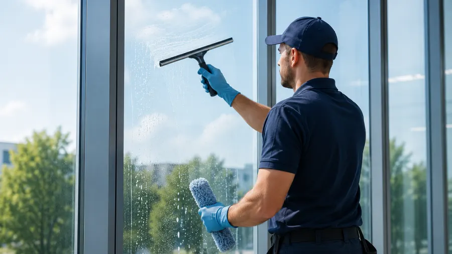 Glas- und Fensterreinigung